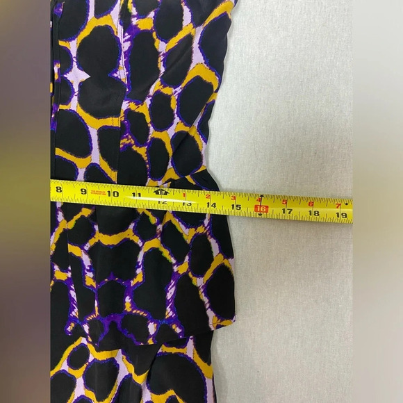 Charlie Jade 100% silk strapless party cocktail dress  Sz XS - Picture 8 of 9